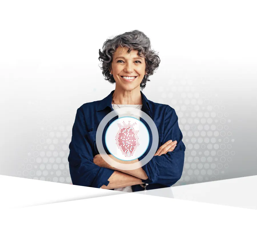 Informational header text for the Cardiac Program at RadNet, describing how high-resolution imaging provides precise details of heart anatomy, function, and blood flow for early detection and personalized treatment.